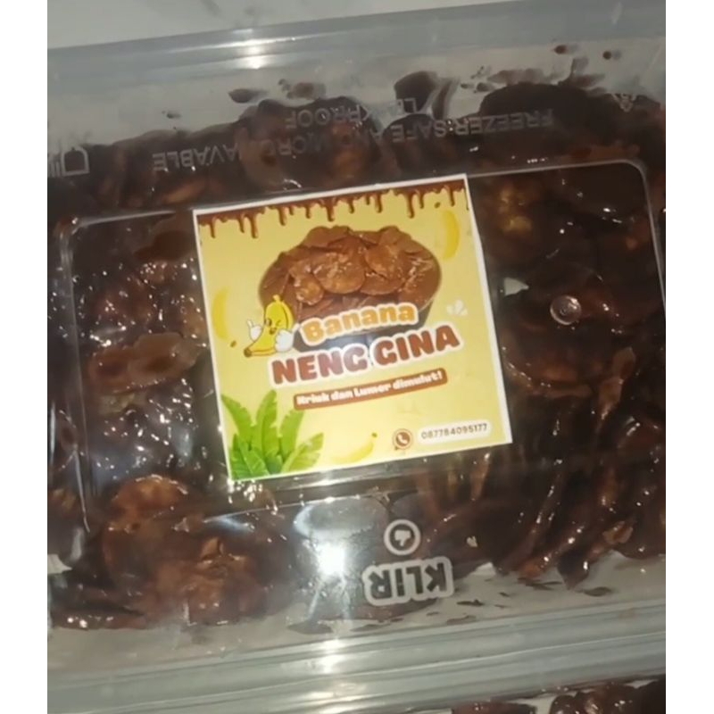 

kripik pisang crispy coklat lumer