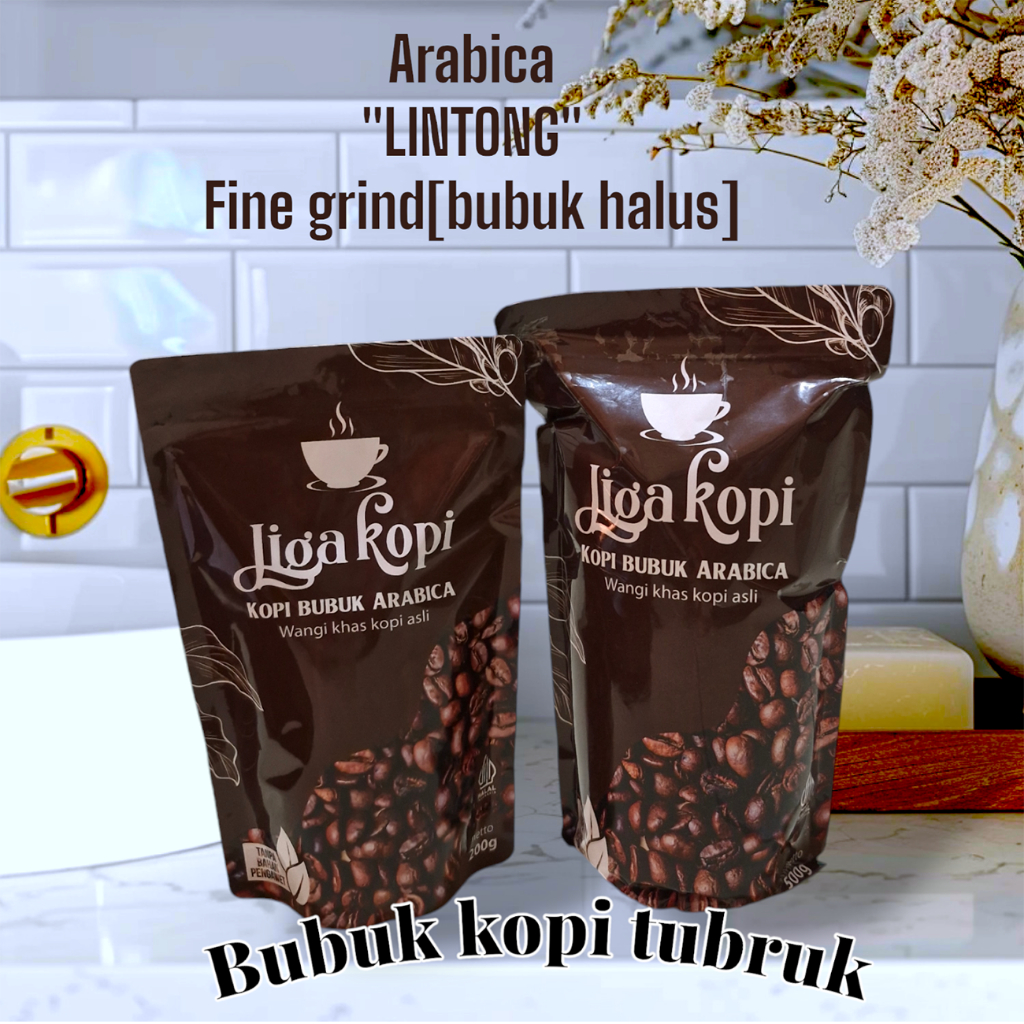 

Liga Kopi - Kopi Bubuk Arabica Lintong Super (Nort Sumatra) Asli dan tanpa Pengawet