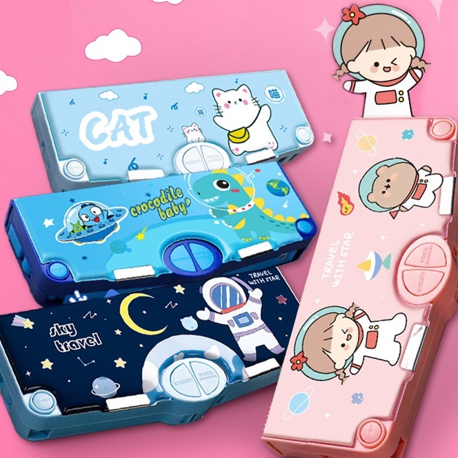 

Bonus THE TIME Kotak Alat Tulis Multifungsi Kotak Penyimpanan Alat Tulis Kartun Lucu Tempat Pensil Tempat Pensil Astronot Untuk Motif Unicorn Tempat Pensil Kartun Siswa Sekolah Dasar