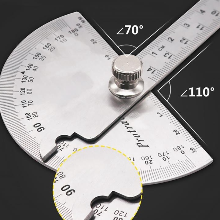 

KF7 Protractor Penggaris Busur Derajat Measuring 145cm 18 Degree PR18
