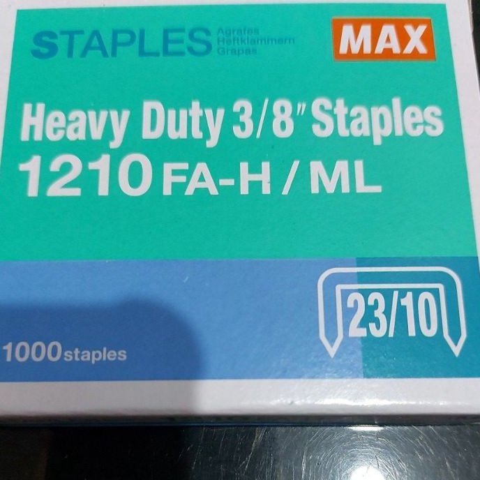 

Potongan isi staples heavy duty 38 121 max