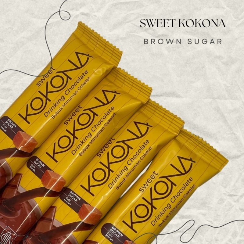 

Sweet Kokona - Brown Sugar Bubuk Minuman Cokelat isi 4 Sachet, Minuman Cokelat - Chocolate