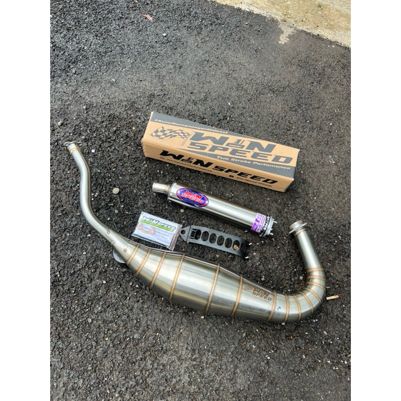 KNALPOT RACING KOBRA MEDIUM NINJA R RR SS ORIGINAL WIN SPEED STANLIS CACING