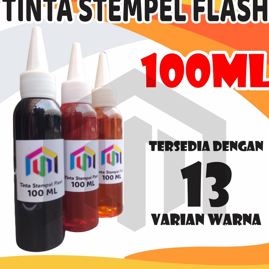 

HJ6 TINTA STEMPEL FLASH 1 ML Botol Corong