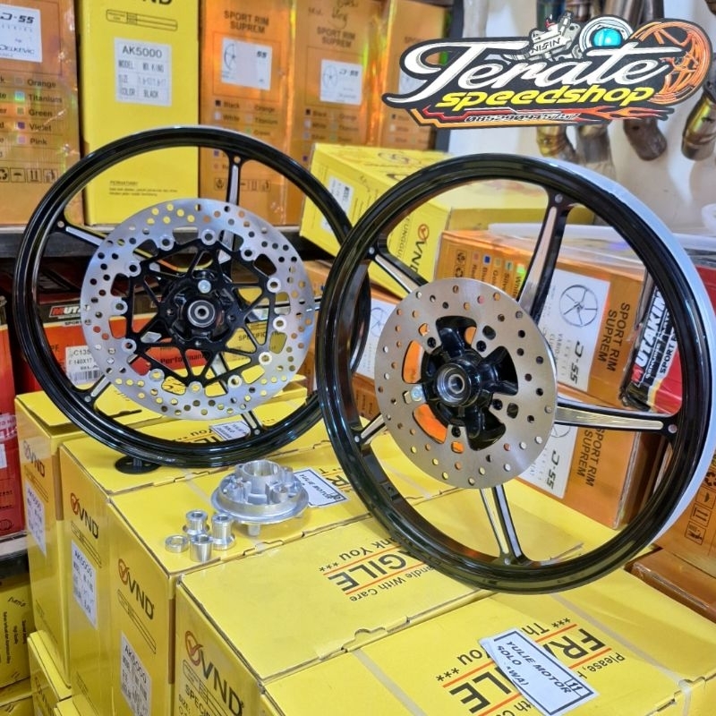 Pelek Velg VND Satria 2T Satria Hiu Satria Lumba Lb 160 - 160 pnp dari yamaha.