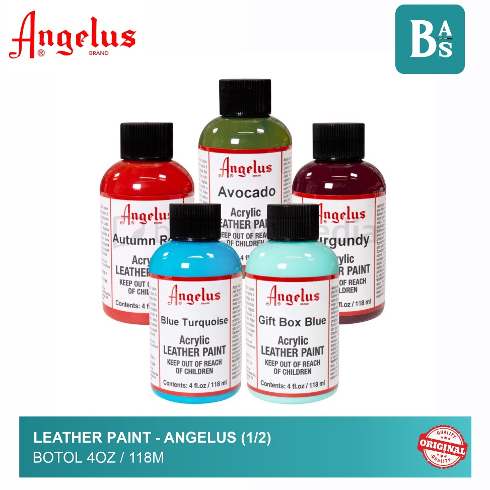 

KODE J73F Angelus Acrylic Leather Paint Cat Akrilik Kulit dari Angelus 1 Original tersedia Ukuran 4oz 118ml Peralatan Melukis Terlaris dari BAS Bali Art Supplies Jakarta part 12