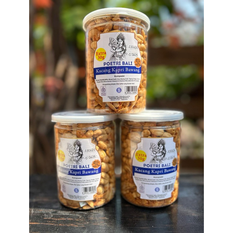 

Kacang Kapri Bawang Poetri Bali 330 gram