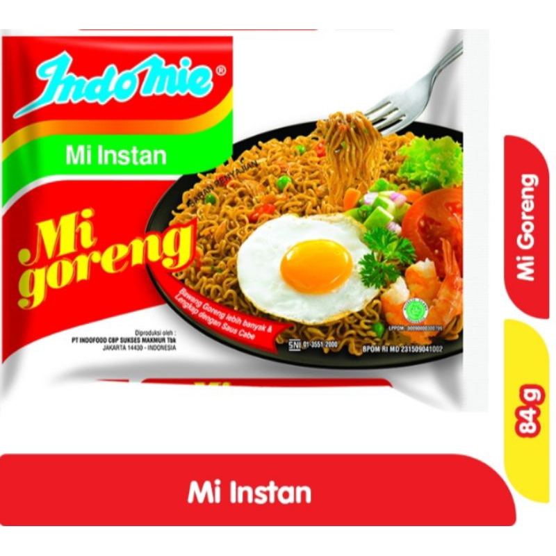 

Indomie Mie Instant Goreng 84G