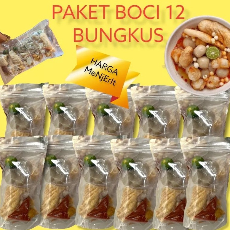 

Promo Menarik BASO ACI PAKET 12 BUNGKUSBASO ACI PAKET MURAHBASO ACI