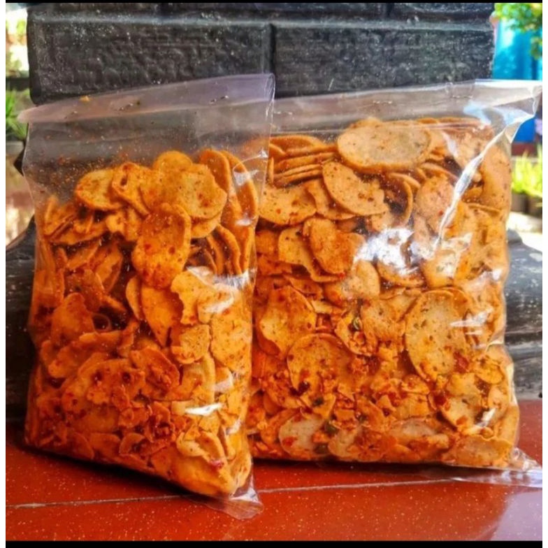 

Pasti Bisaa Basreng pedas daun jeruk koinpipih 25gr bumbu melimpah