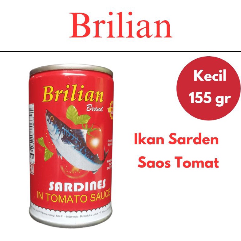 

Segera belanja Sarden Brilian murah 155gr Promo 11 Exp Date Sept 227 Produksi Terbaru