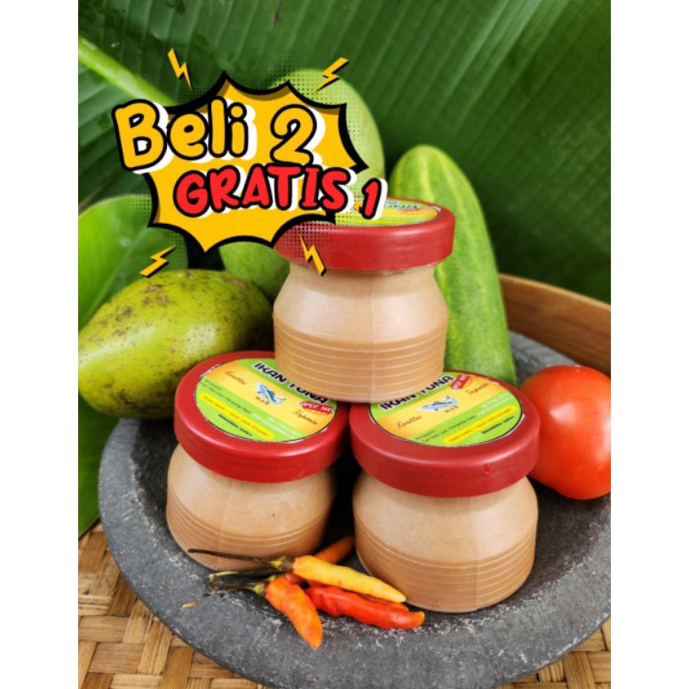

New Deal Sakera BELI 2 GRATIS 1 3 BOTOL x 1g Petis Madura Asli Ikan Tuna MDR