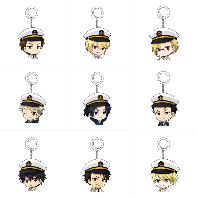 Moriarty The Patriot Keyring / Gantungan Kunci Akrilik Anime Moriarty The Patriot