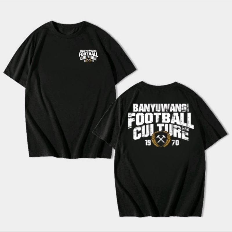 KAOS BANYUWANGI FOOTBALL CULTURE 1970 || KAOS SUPORTER || DTF PRINTING