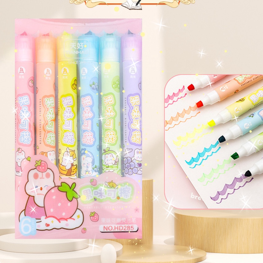 

Terkini MOKA STABILO ISI 6 WARNA BISA DIHAPUS MOTIF KARTUN LUCU BERAROMA FRUITY MENYEGARKAN MKP13