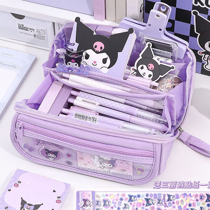 

HJ6 Tempat Pensil Cinnamoroll Anime My Melody Kuromi Penyimpanan Alat Tulis Siswa Perlengkapan Sekolah Ins Kawaii Hadiah Lucu