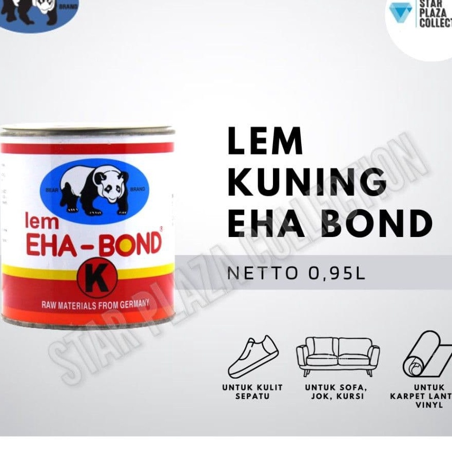 

HJ6 Lem Kuning Aibon Eha Bond Merah Kiloan 1 KG 1 LITER Kulit Sofa Busa Karet Kaet Sepatu