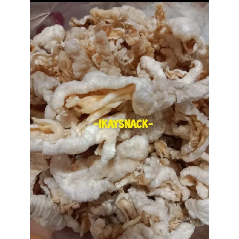 

Keripik ceker tanpa tulang gurih asin 250GR