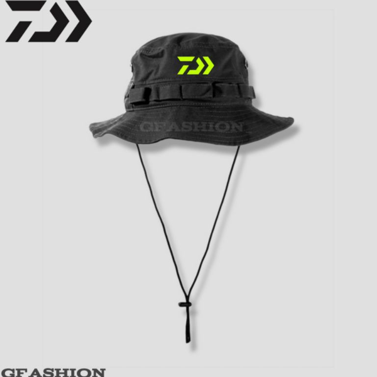 Murah Hari ini Topi Rimba Daiwa Fishing  Jungle Hat Fishing Hat Pria Wanita Dewasa Logo Daiwa