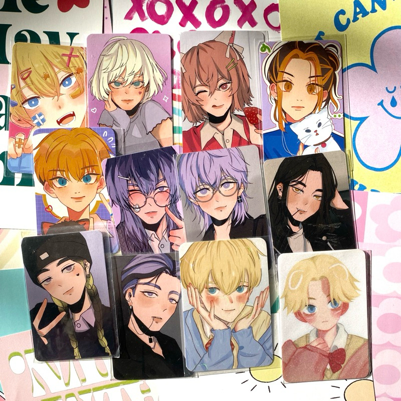 Photocard PC Anime Animerch Tokyo Revengers Jujutsu Kaisen Chainsaw Man Haikyuu Genshin Honkai Starr