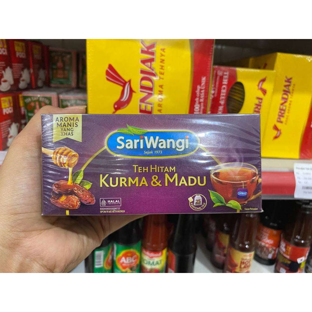 

Sariwangi Teh Hitam Kurma Madu 25 Kantung Celup