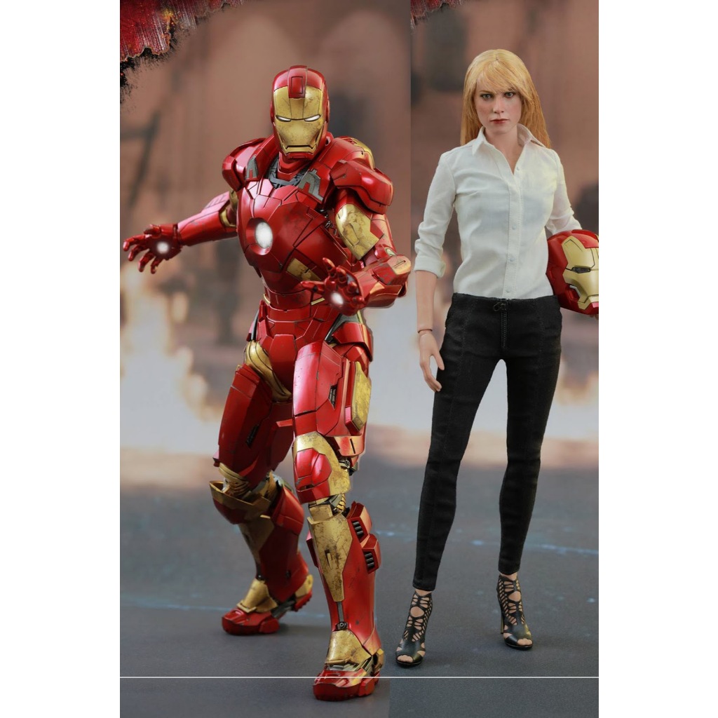Hot Toys Iron Man Mark IX & Pepper Potts Set