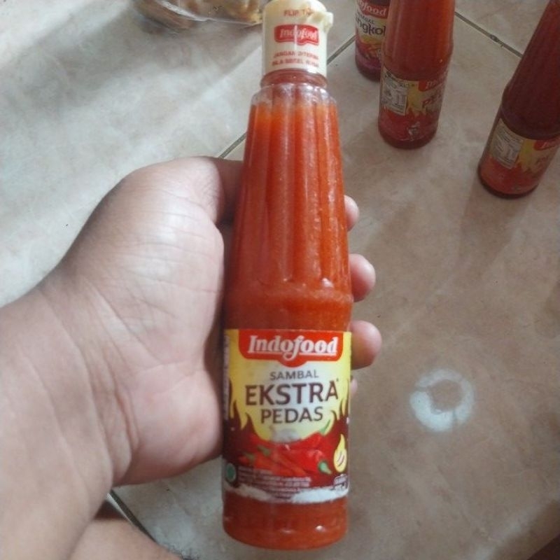 

saus saos sambal pedas extra pedas pedas dahsyat indofood