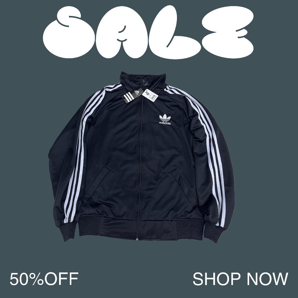 Jaket Adidas Tracktop Unisex Pria Wanita Bahan Tebal Peremium