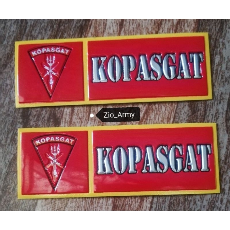 

Stiker Embos NOPOL KOPASGAT 1 Pasang