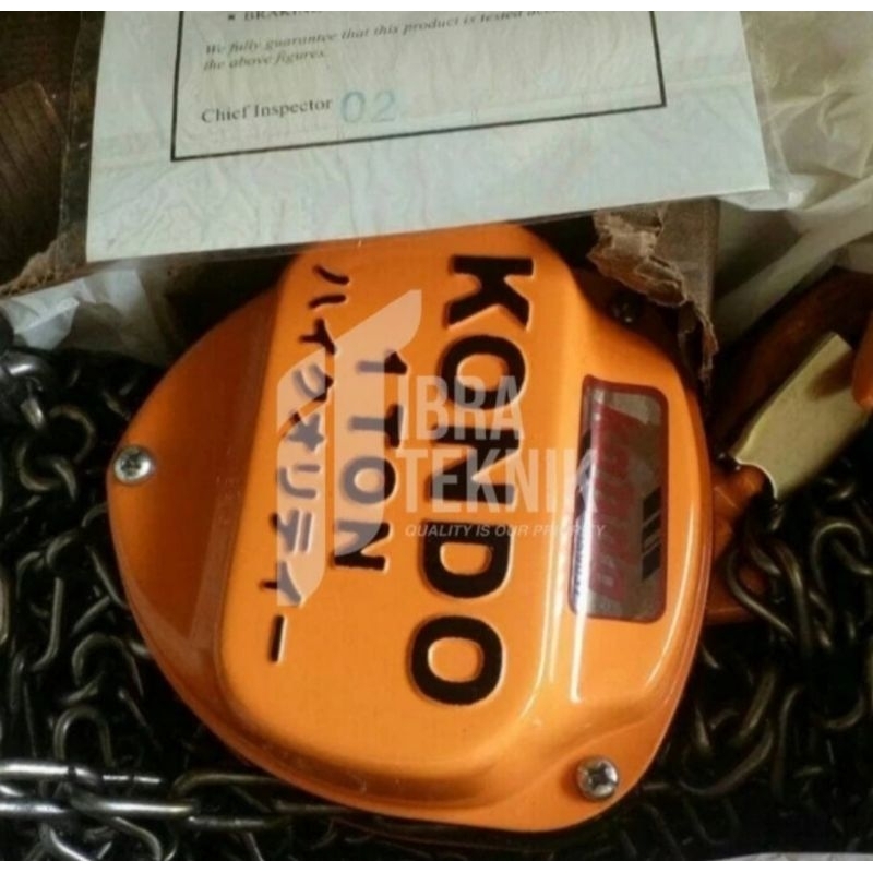 Chain block katrol kondo 1ton 10meter