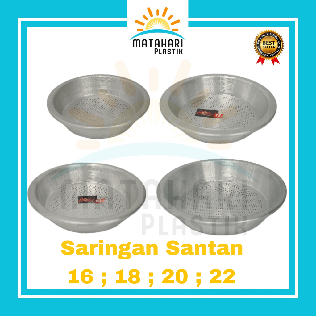 Saringan Santan Alumunium 16/Saringan Santan Alumunium 18/Saringan Santan Alumunium 20/Saringan Sant