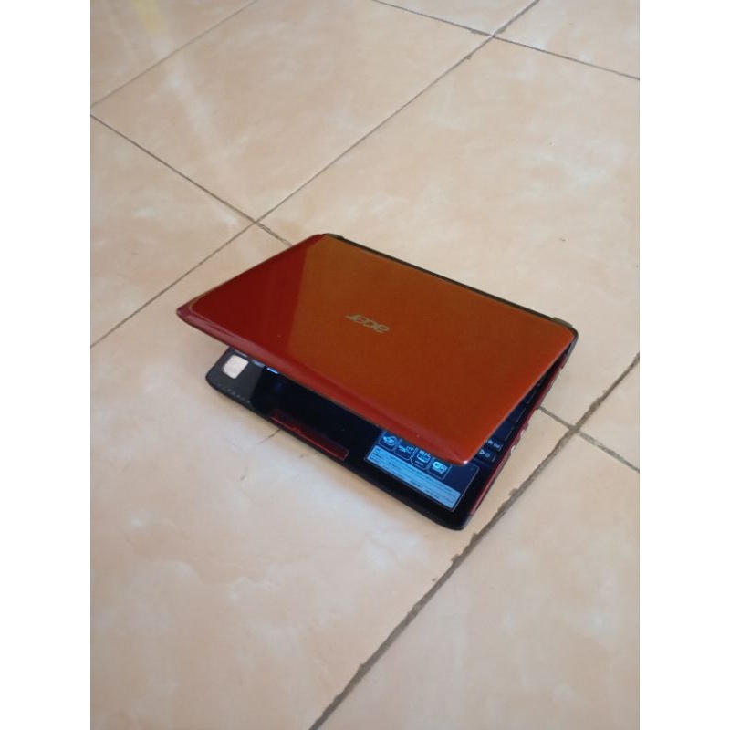 laptop netbook second murah mulus acer 10 inch slim normal semua siap pakai & zoom garansi baterai a