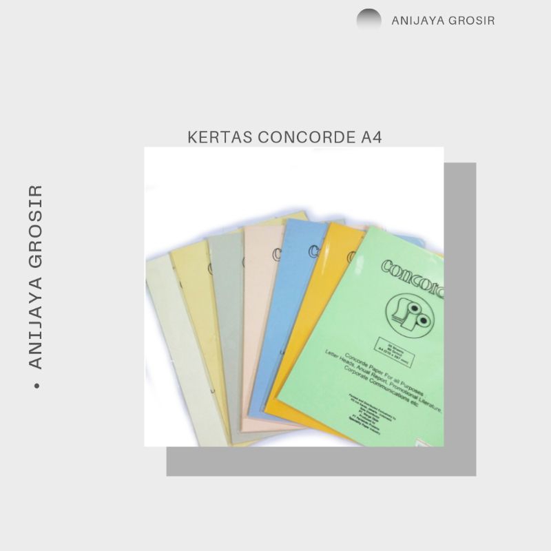 

KERTAS CONCORDE A4 160GRAM WARNA RANDOM 1PACK
