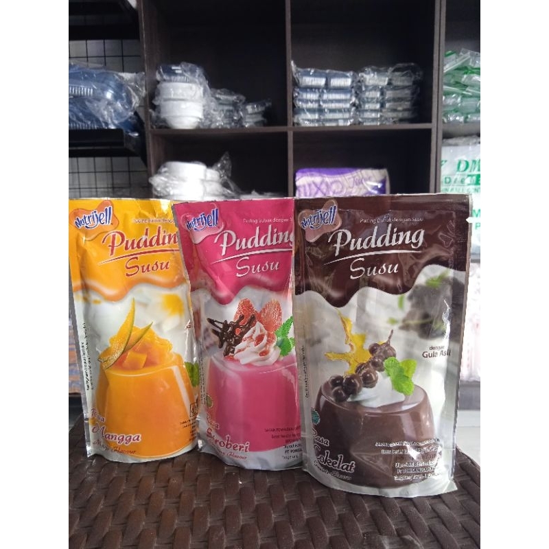 

Nutrijel pudding susu 145g dan 120g