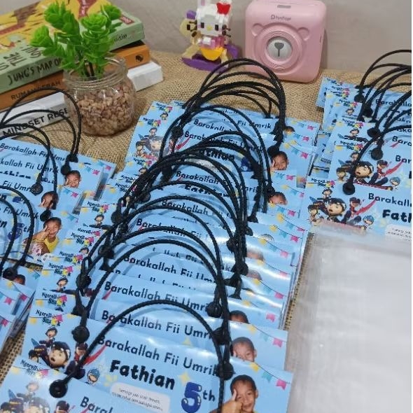 

CUSTOM NAMA DAN FOTO PLASTIK LABEL SNACK ULANG TAHUN /LABEL SNACK ULANG TAHUN /TAS ULANG TAHUN /SNACK JINJING /GOODIE BAG MURAH