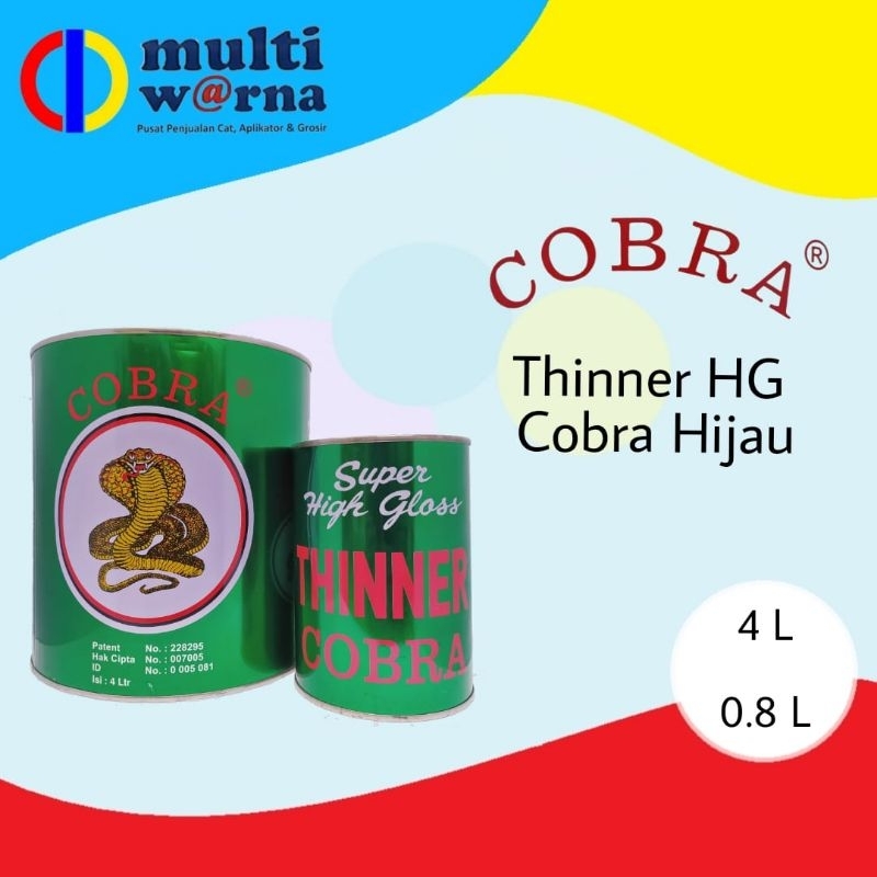 THINNER COBRA HIJAU