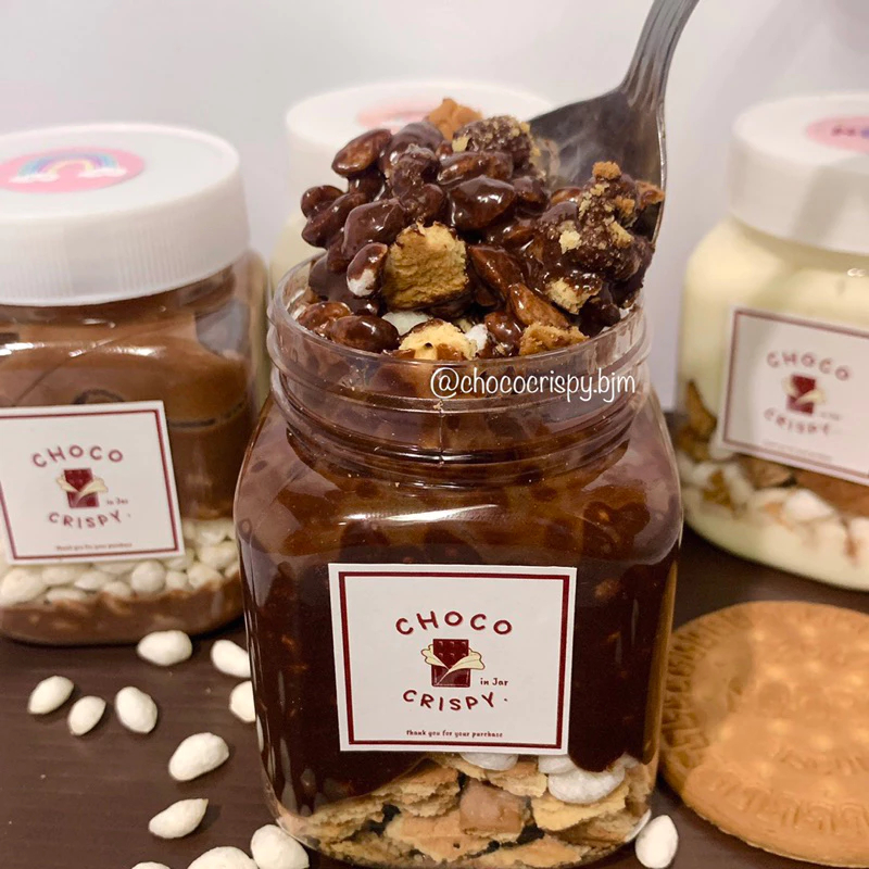 

CRUNCHY CHOCO JAR/COHOCOJAR/COKLAT LUMER/RICE CRISPY/TERMURAH/CRISPY LUMER COKLATNYA