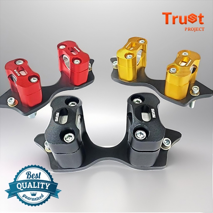 Breket Dudukan Stang Rzr Fatbar Baplang Yamaha R15 V3 VVA Plus Raiser Cnc Import Bracket Dudukan Sta