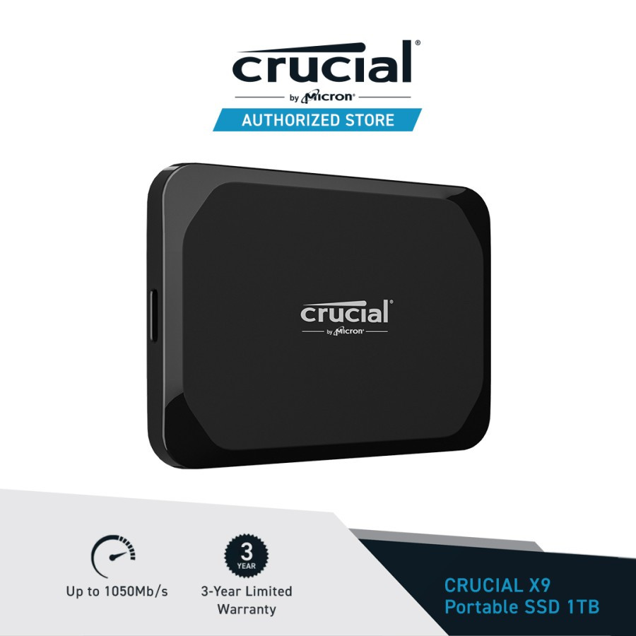 Crucial SSD External X9 1TB 2TB 4TB Portable SSD Crucial X9 4TB 2TB 1TB