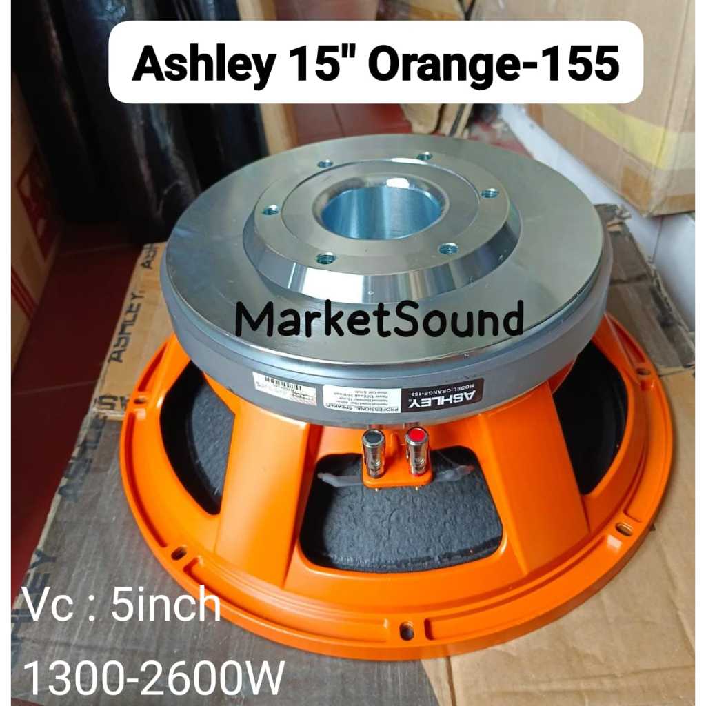 speaker komponen 15 inch ashley orange 155 original voice coil 5 inch
