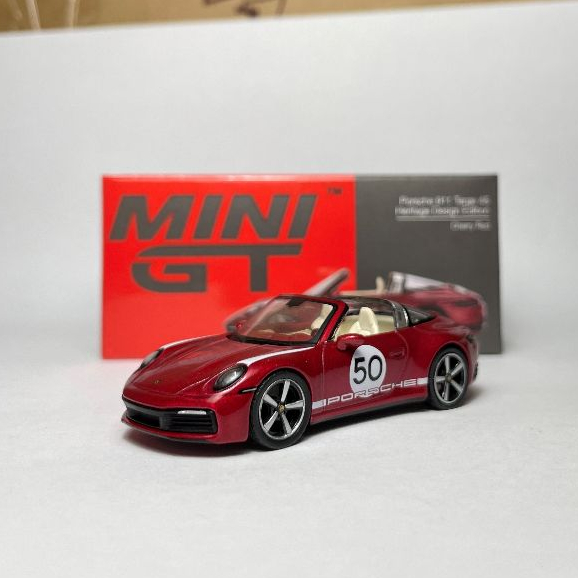 MINI GT MiniGT 461 PORSCHE 911 Targa 4S Heritage Design Edition Cherry Red UNSEALED No LBWK RWB