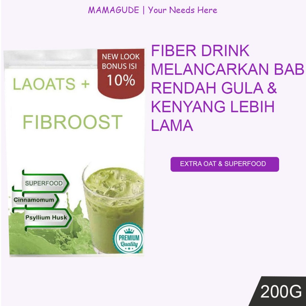 

Minuman FIber Laoats (200g)