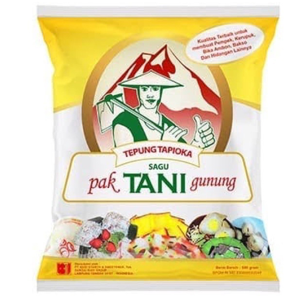 

Tepung tapioka pak tani gunung 20x500gr/crt