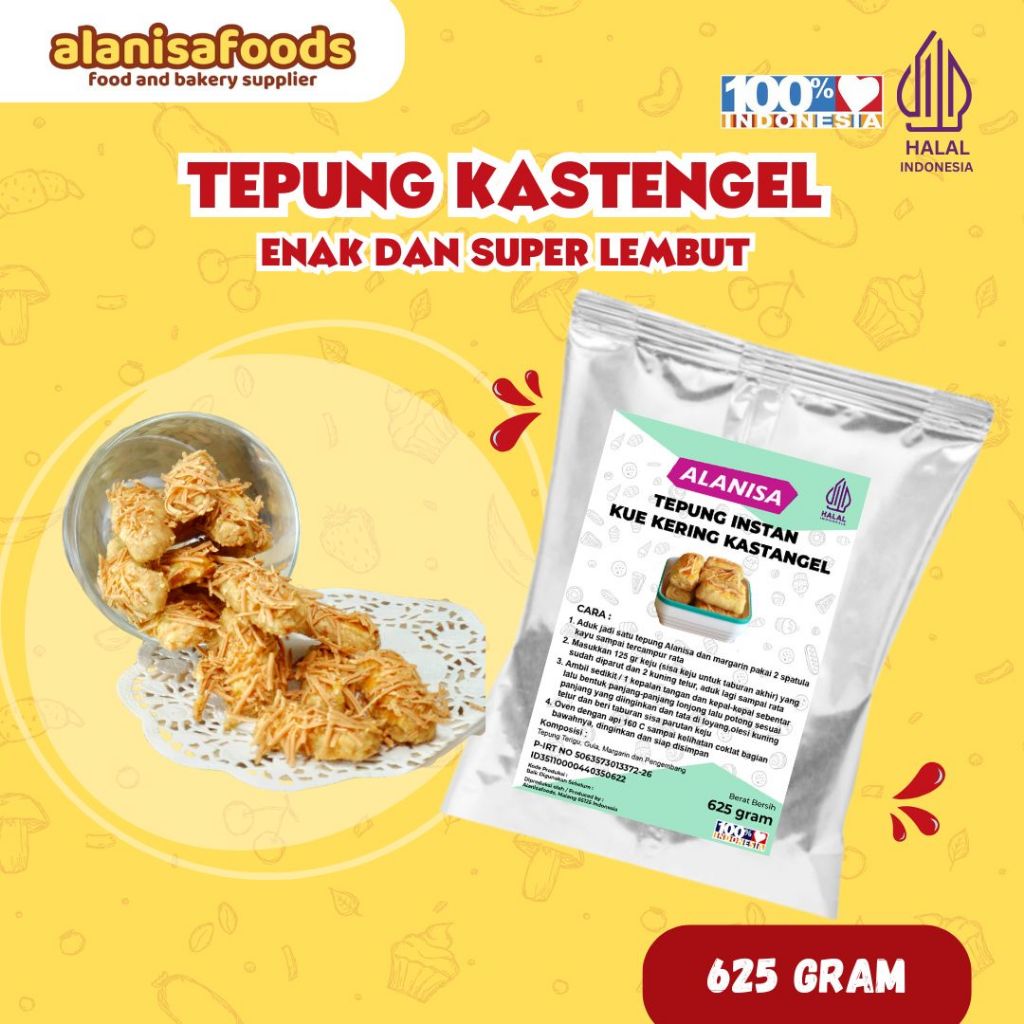 

TEPUNG INSTAN KUE KERING KASTENGEL 625GE