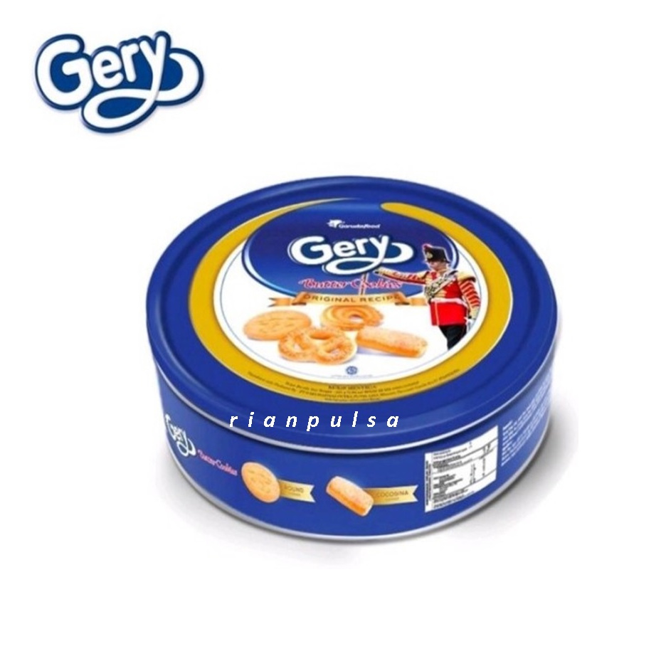 

Gery Butter Cookies 450gr Biskuit Kaleng Besar