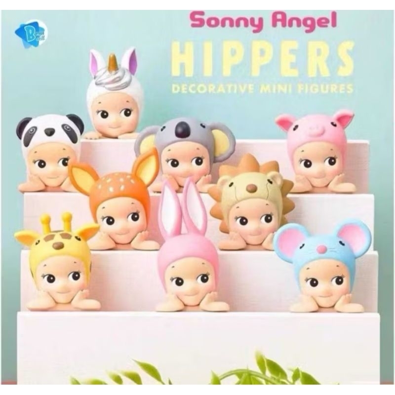 Hot ] Sonny Angel Hippers Looking Back Dreaming Animal Harvest Standing Wonderland Cactus Rabbit