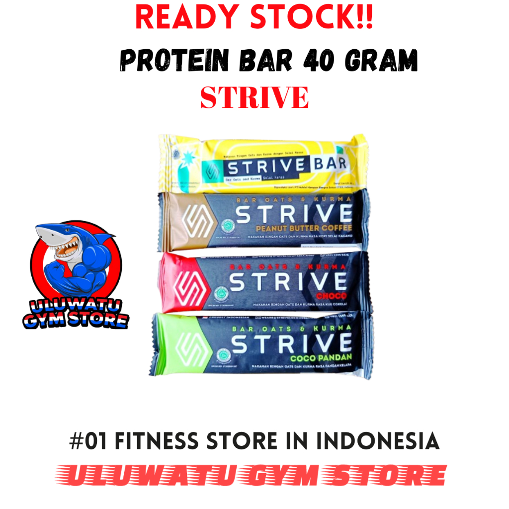 

Strive Protein Bar - 40 Gram