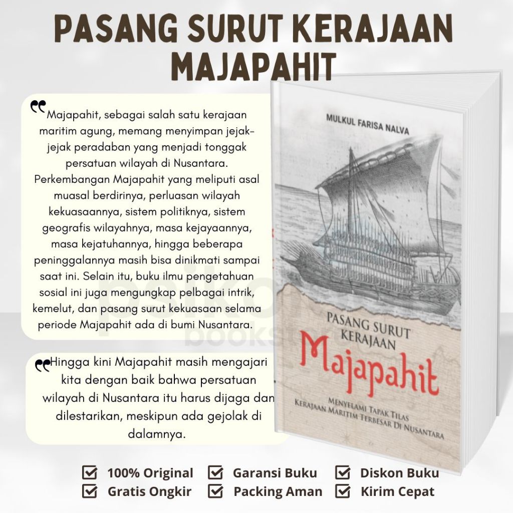 Buku Pasang Surut Kerajaan Majapahit: Menyelami Tapak Tilas Kerajaan Maritim Terbesar Di Nusantara M