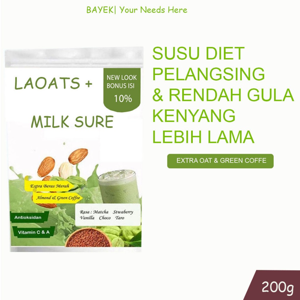 

Susu Diet Pengganti Makan Minuman Diet Sehat Fiber Drink Susu Pelangsing Badan Low Fat Rendah Lemak Laoats