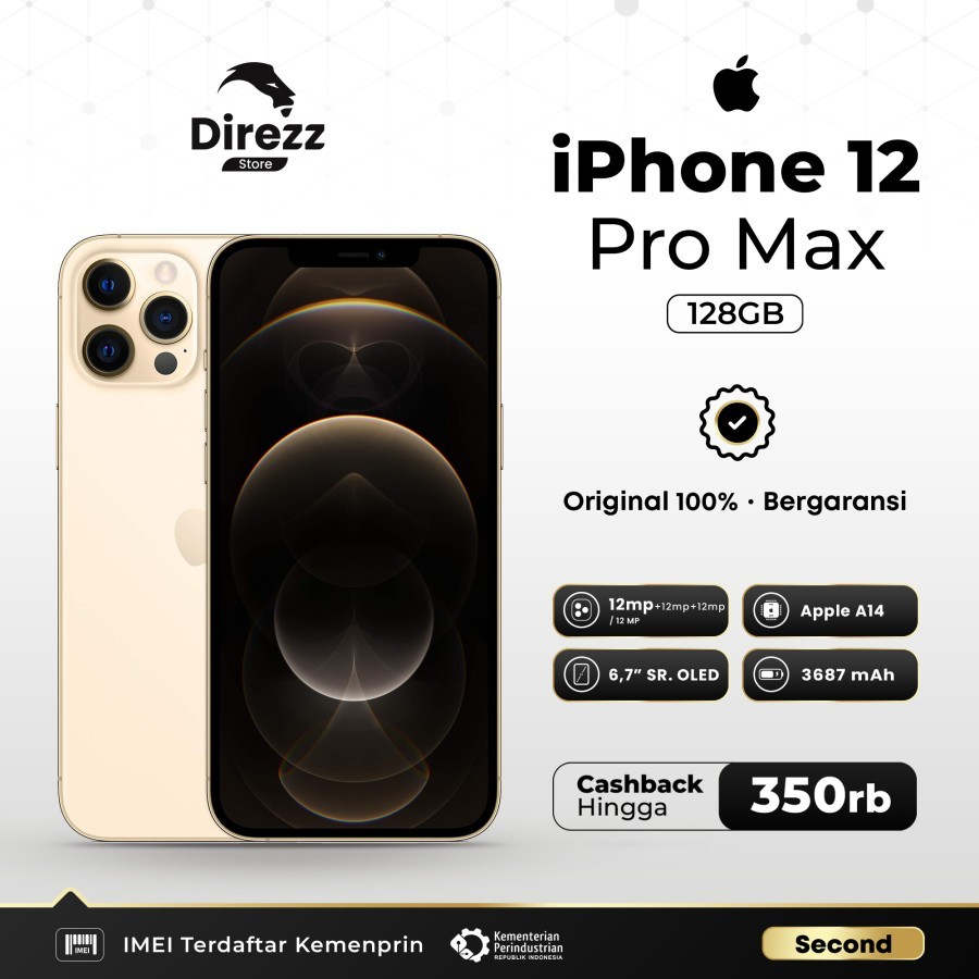 IPHONE 12 PRO MAX 128GB | 256GB | 512GB SECOND